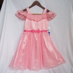 Pink and Ruffled Little Girl's Dress